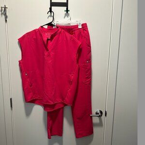 *NOT FOR SALE* Figs Rafaela Oversized Scrub Top and High Waisted Dowa Scrub Pant